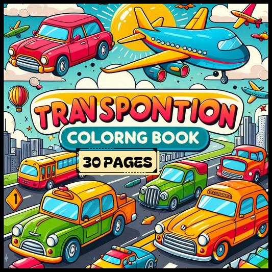 Coloring Of Means Of Transportation-CreativeColorPrintablez