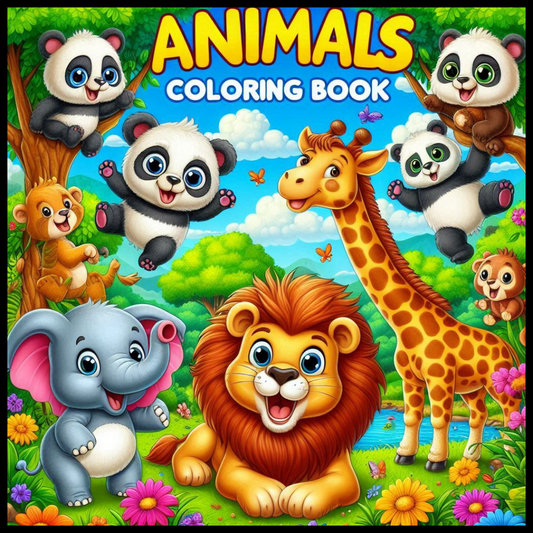 Animals Coloring Book- CreativeColorPrintablez