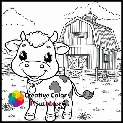 Animals Coloring Book- CreativeColorPrintablez