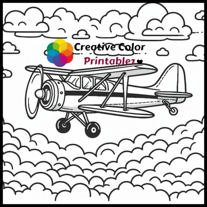 Coloring Of Means Of Transportation-CreativeColorPrintablez