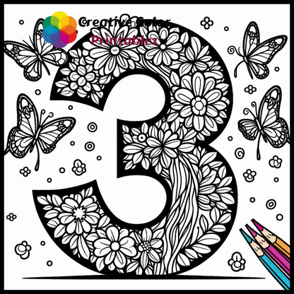 Coloring Letters And Numbers-creativecolorprintablez